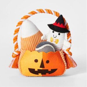 Halloween Pumpkin Dog Toy Set - 4ct - Hyde & EEK! BRAND NEW WITH TAGS.